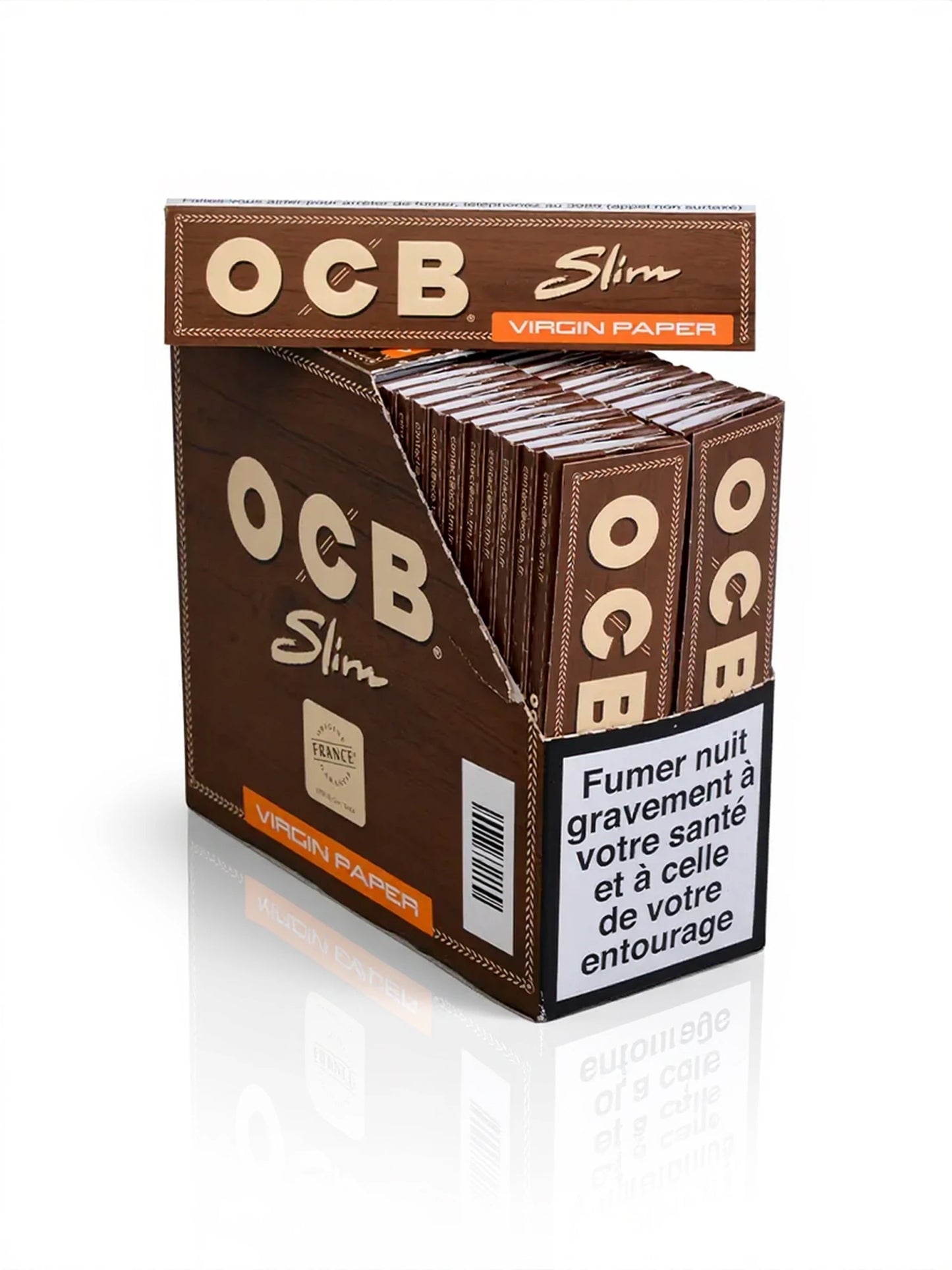 Feuilles Slim Non Blanchi - OCB x50