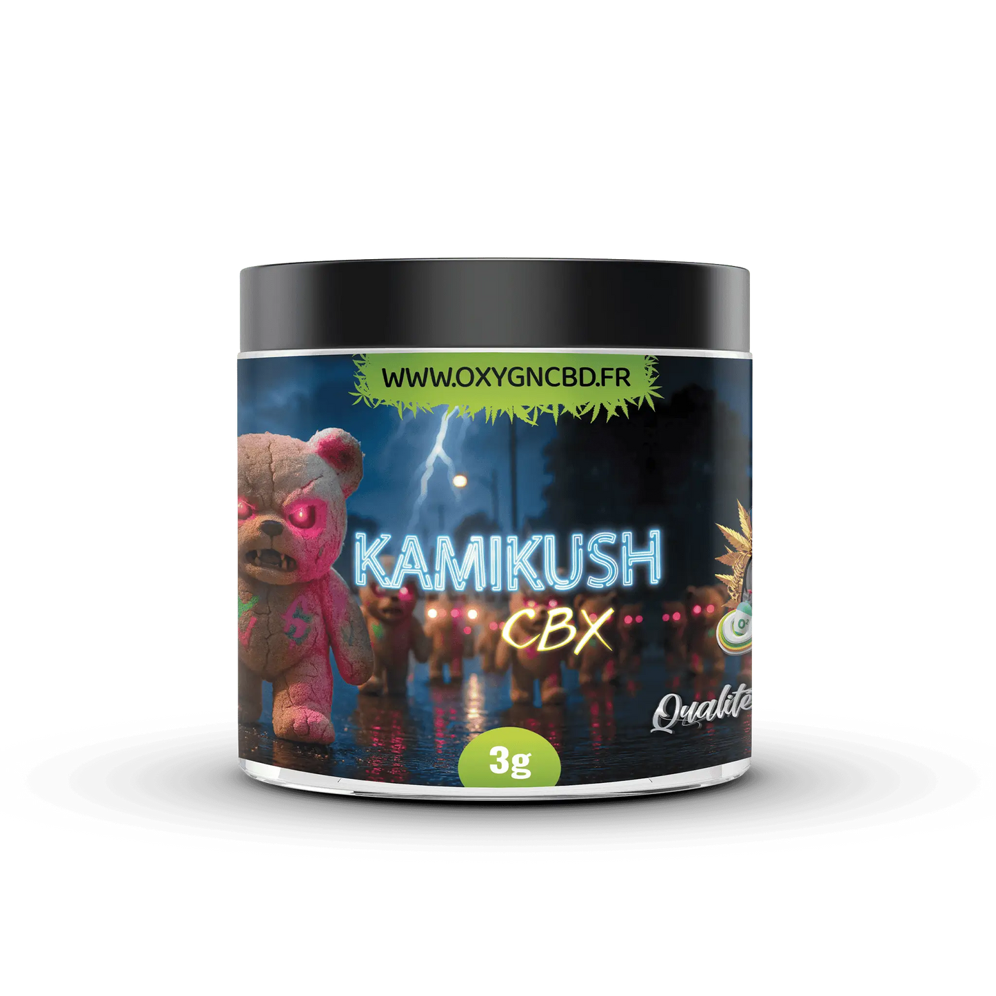 Fleurs de cbd puissante Kamikush produit par OXYG'N CBD