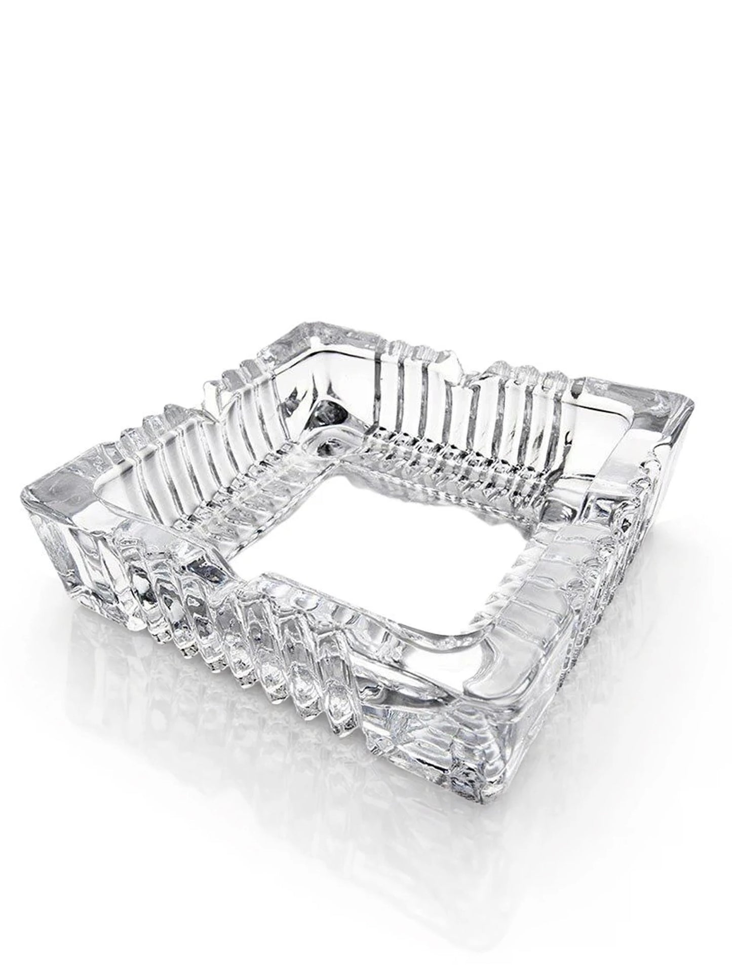 Cendrier en verre carré