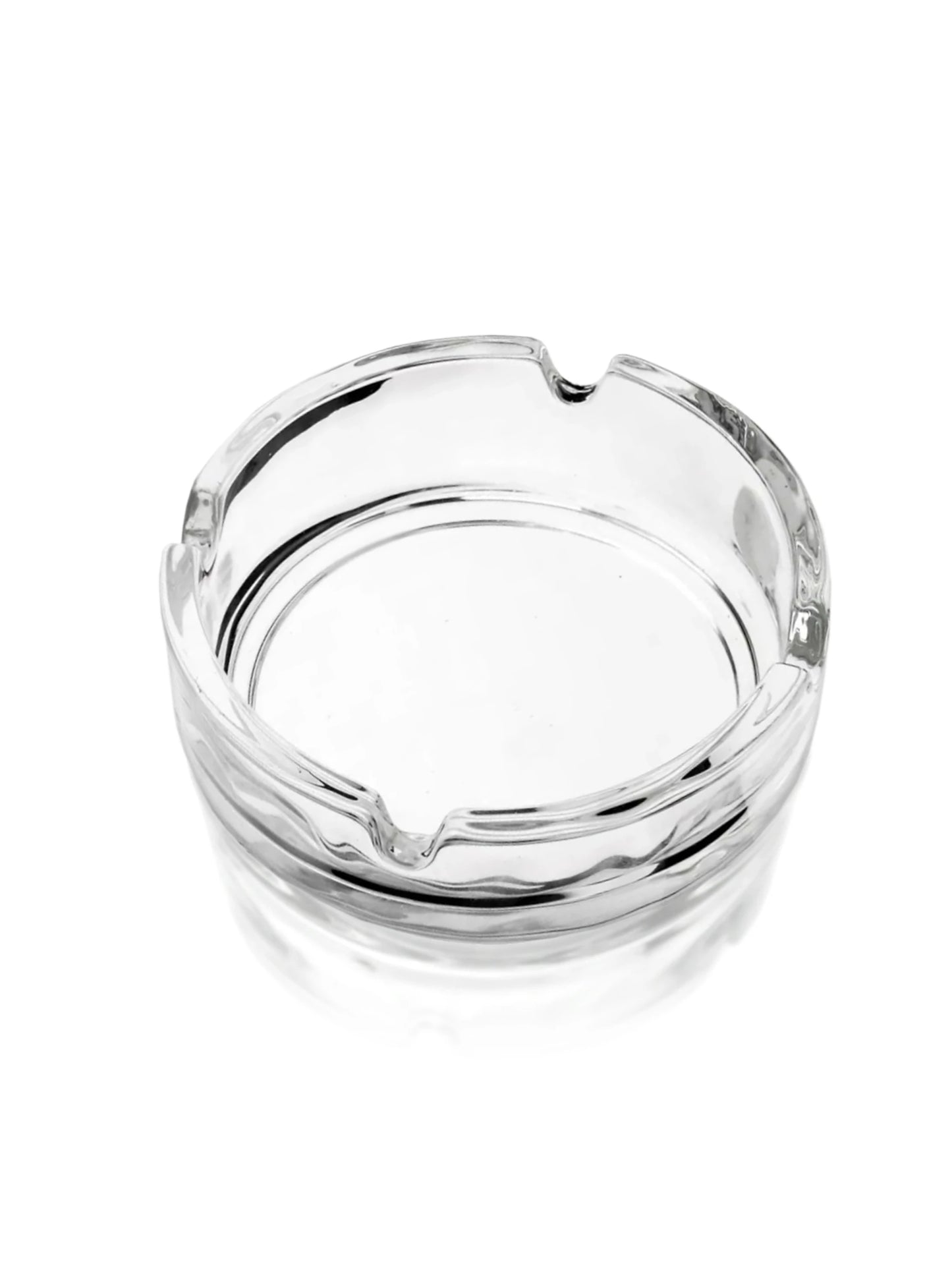Cendrier en verre rond