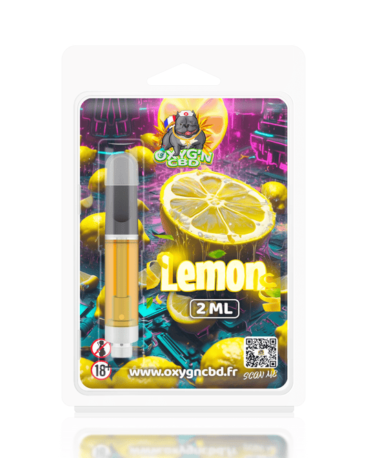 Lemon 2ML - Cartouche - OXYG'N PRO CBD