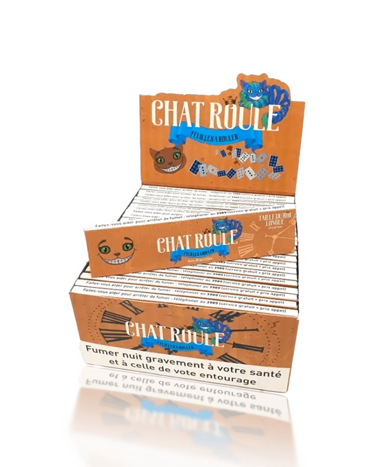 feuille slim chat roule bio non blanchi boîte de 50 OXYG'N CBD PRO
