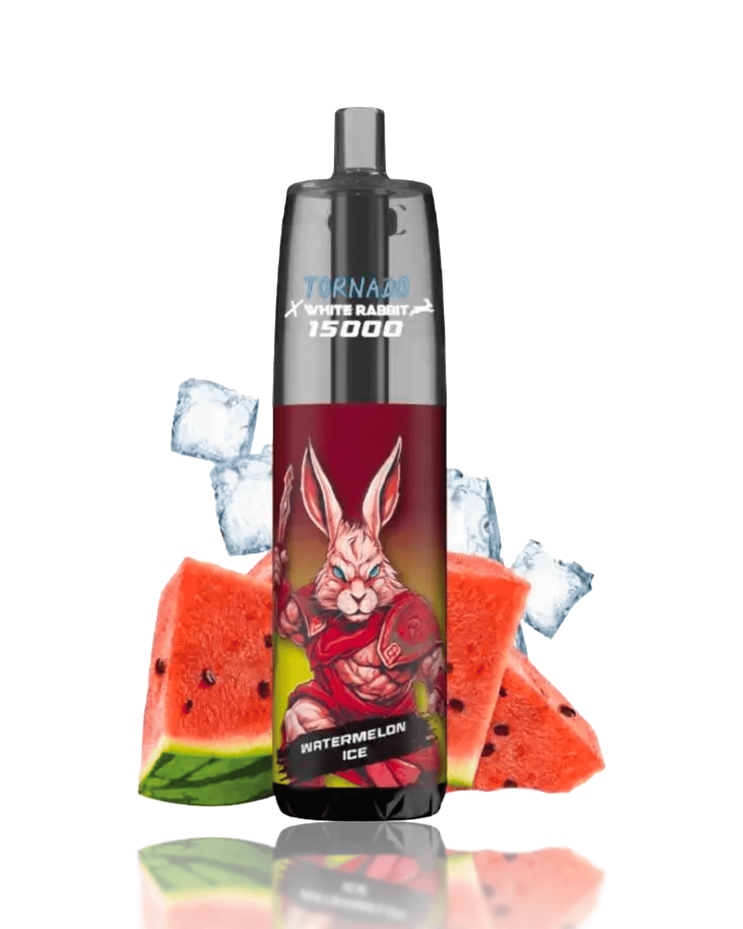 puff white rabbit x tornado 15000 watermelon ice boite de 10 oxyg'n cbd