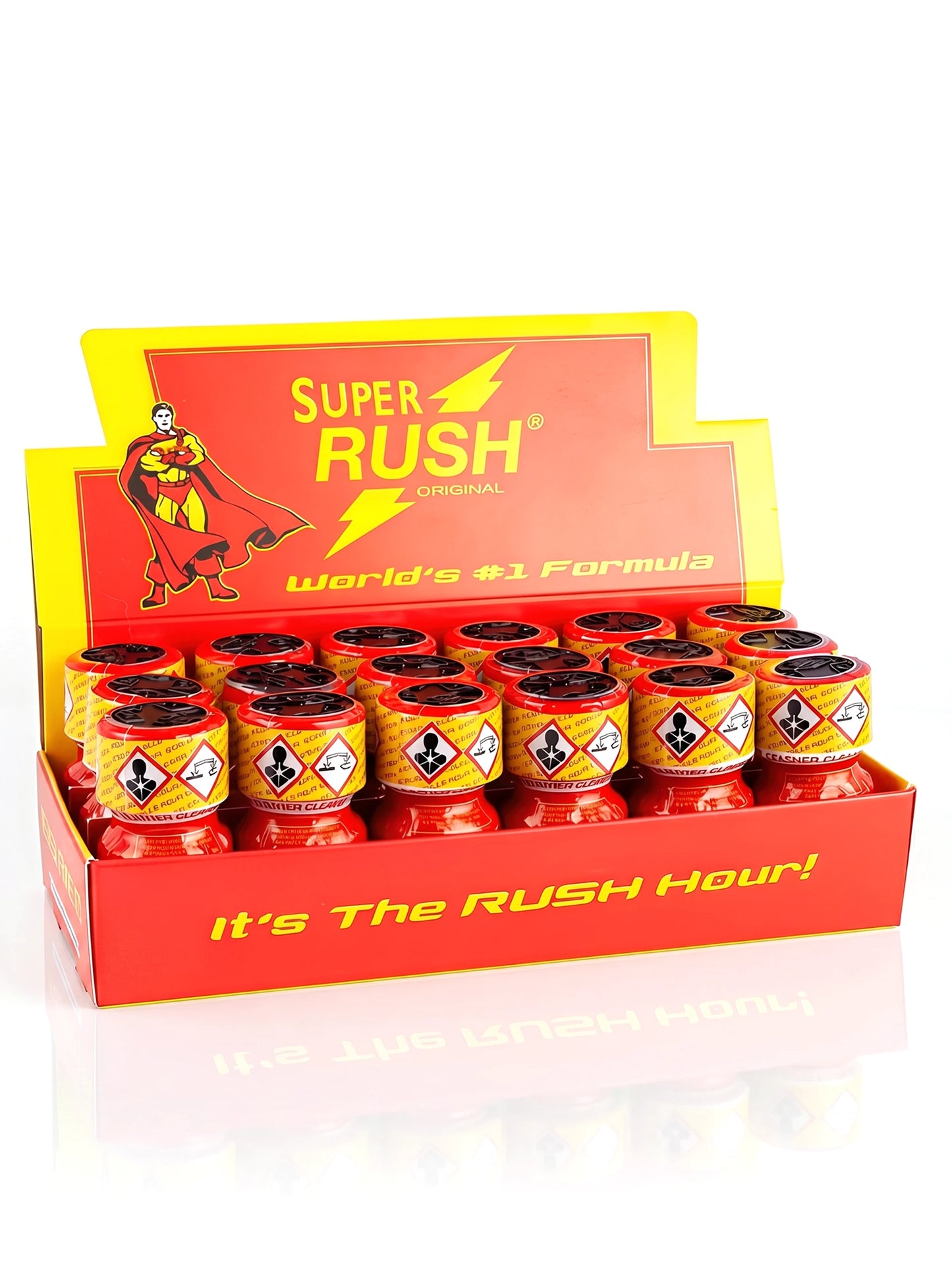 Poppers Super Rush Original Mega Pellet - 10ml x18