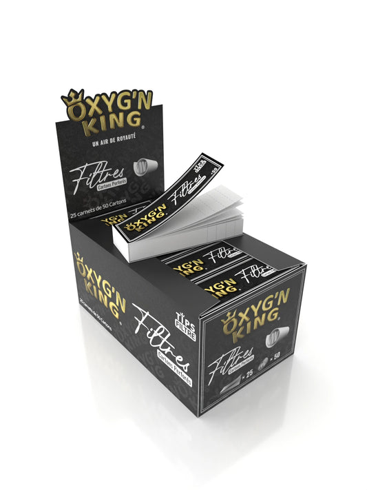 Carnet de filtres carton Oxyg'n King x25