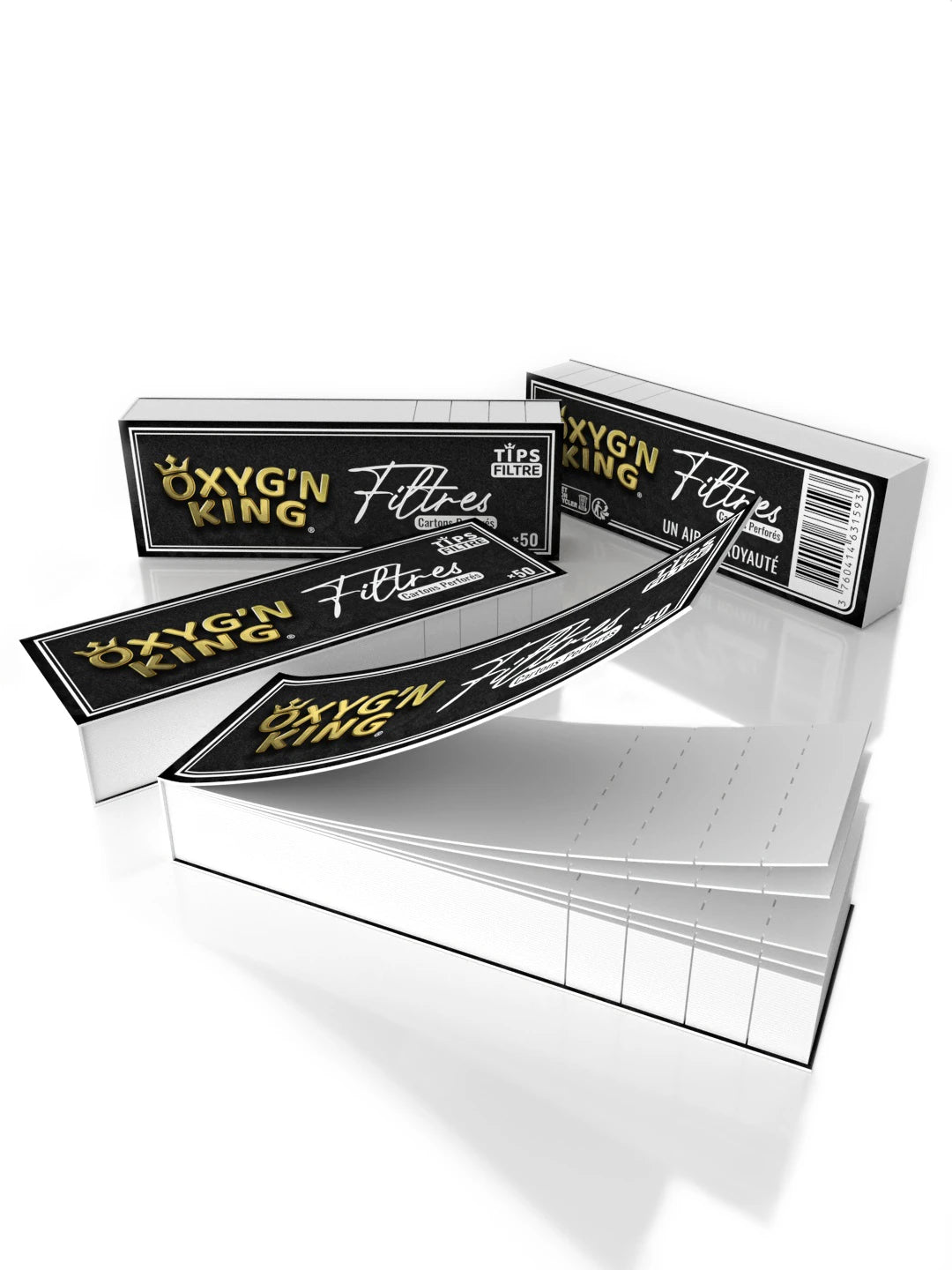 Carnet de filtres carton Oxyg'n King x25