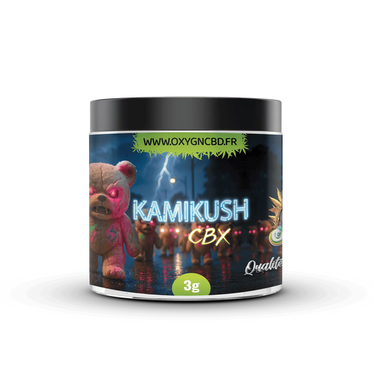 Fleurs de cbd puissante Kamikush produit par OXYG'N CBD
