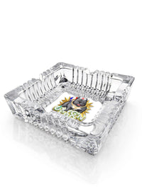 Cendrier en Verre carré Oxygn'n CBD