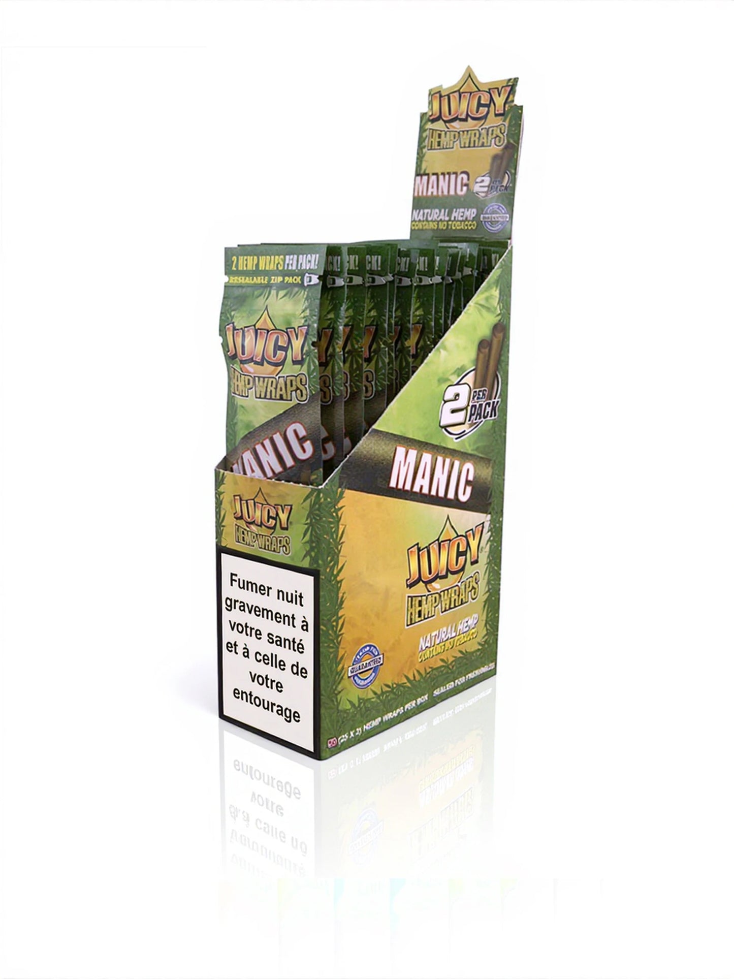 Blunt Juicy Hemp Wrap Manic (2 blunts) x25