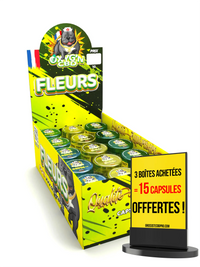 Présentoir & 30 capsules 1G