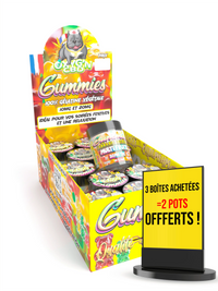 Gummies 20Mg de THC & CBD - 10 Pots de 3 Gummies