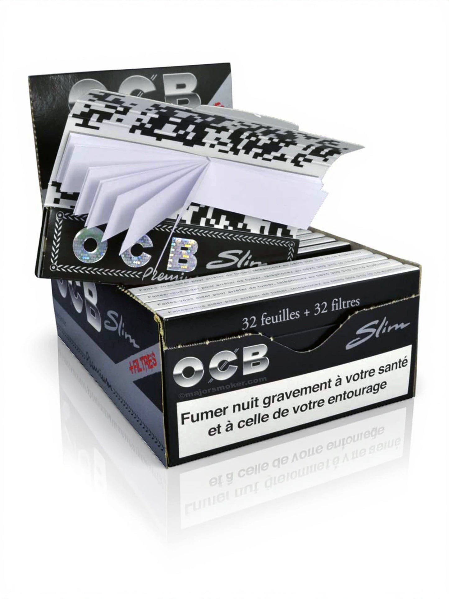 Feuilles Slim + Carton - OCB x32