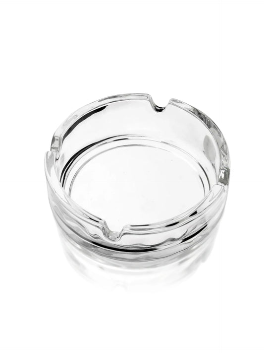 Cendrier en verre rond