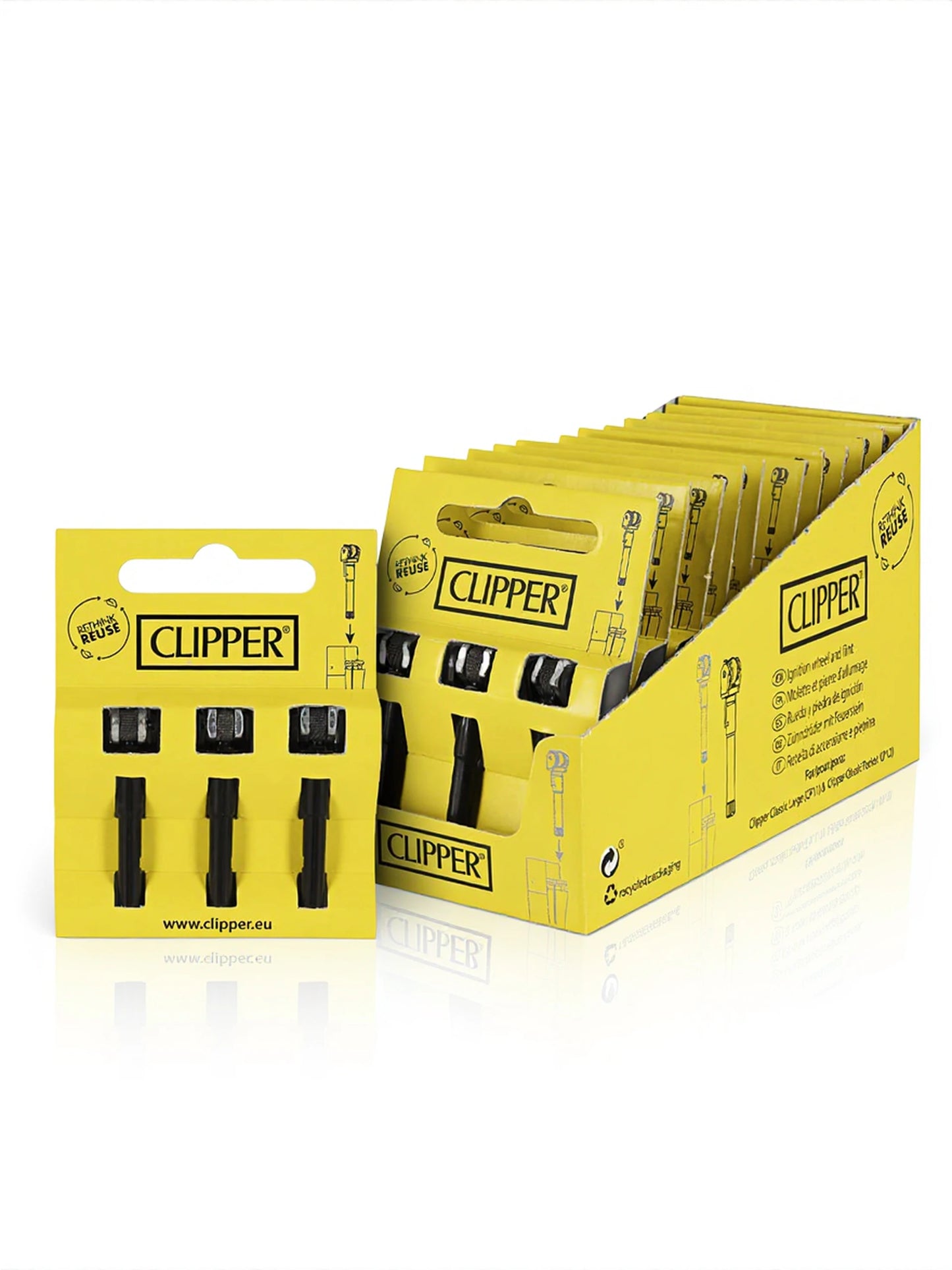 Étui de molettes et pierres de rechange Clipper x12