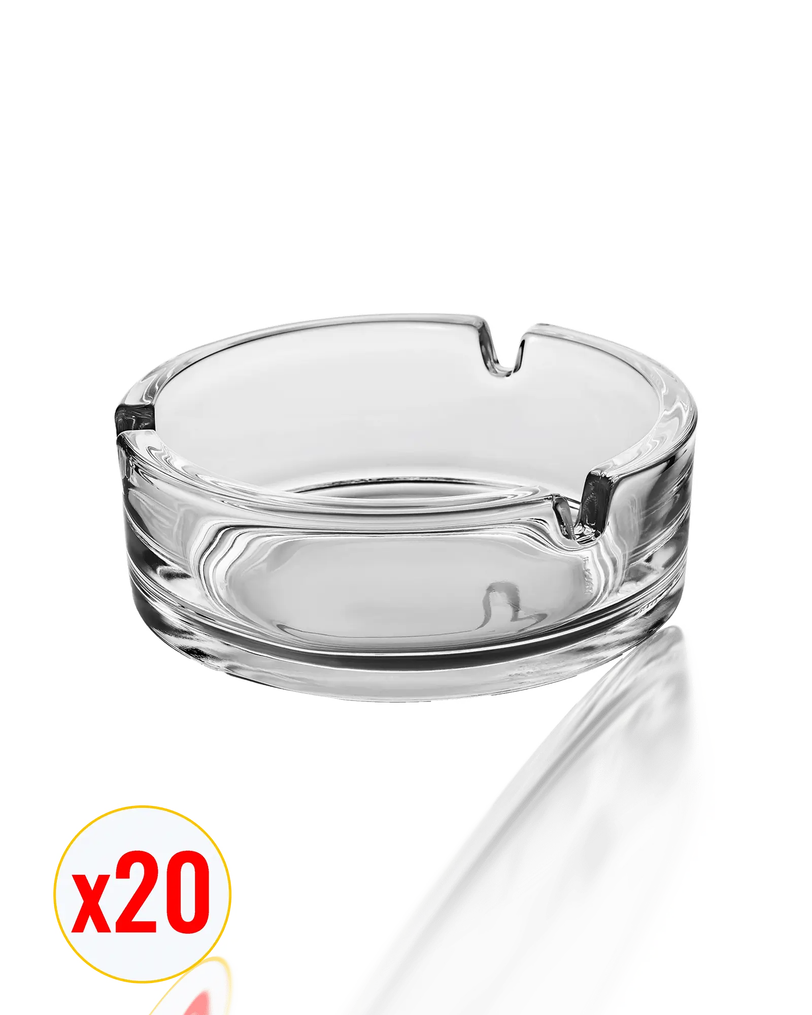 cendrier en verre rond carton de 20 OXYG'N CBD PRO